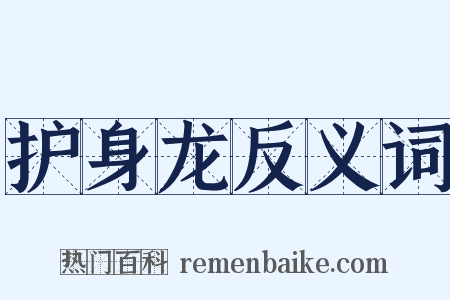 护身龙反义词是什么意思的图片